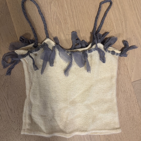 Vintage Christian Dior Silk & Mohair Top - Picture 1 of 7